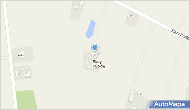 Stary Pudłów, Stary Pudłów, 2, mapa Stary Pudłów