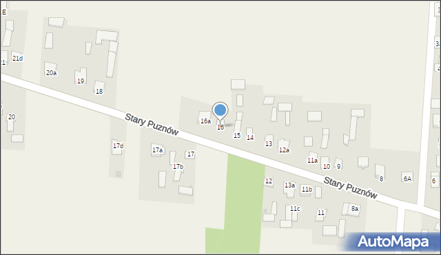 Stary Puznów, Stary Puznów, 16, mapa Stary Puznów