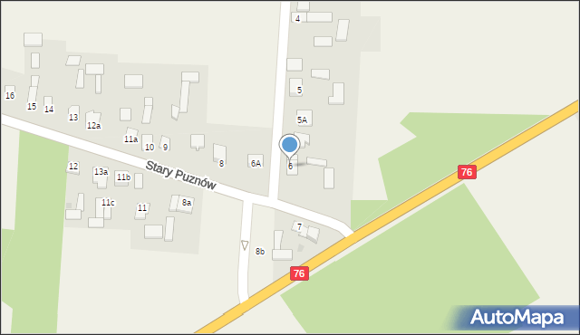 Stary Puznów, Stary Puznów, 6, mapa Stary Puznów