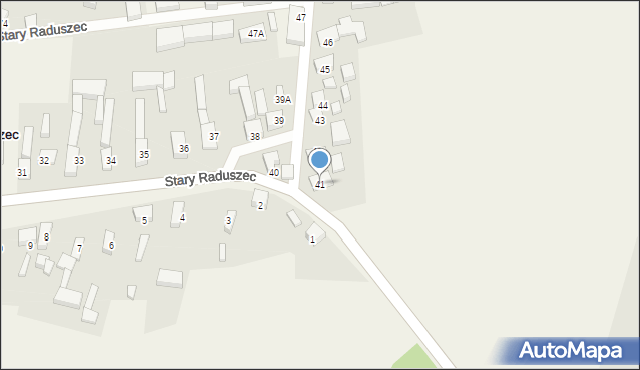 Stary Raduszec, Stary Raduszec, 41, mapa Stary Raduszec