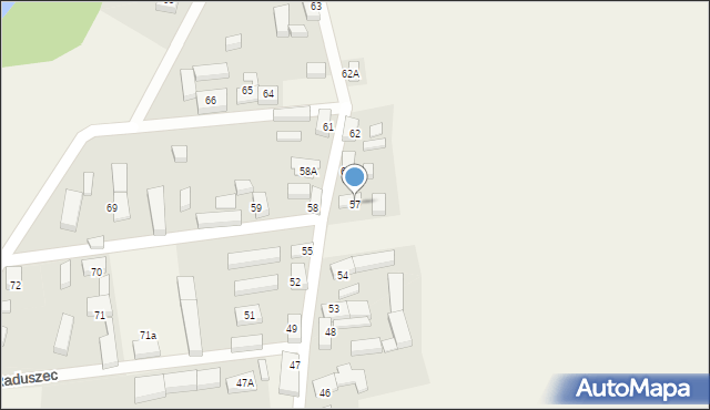 Stary Raduszec, Stary Raduszec, 57, mapa Stary Raduszec