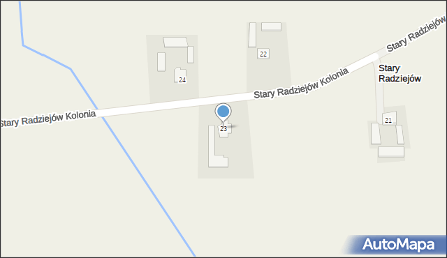 Stary Radziejów, Stary Radziejów, 23, mapa Stary Radziejów