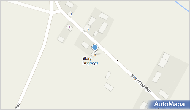 Stary Rogożyn, Stary Rogożyn, 6, mapa Stary Rogożyn