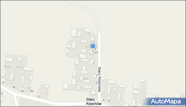 Stary Rzechów, Stary Rzechów, 3, mapa Stary Rzechów