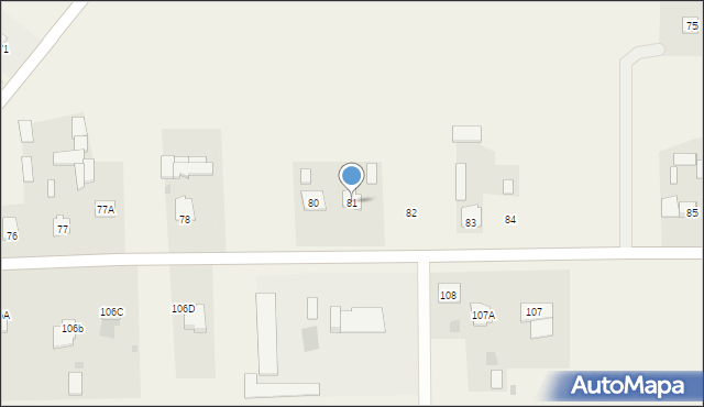 Stary Uścimów, Stary Uścimów, 81, mapa Stary Uścimów