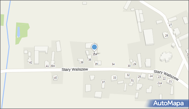 Stary Waliszew, Stary Waliszew, 35A, mapa Stary Waliszew