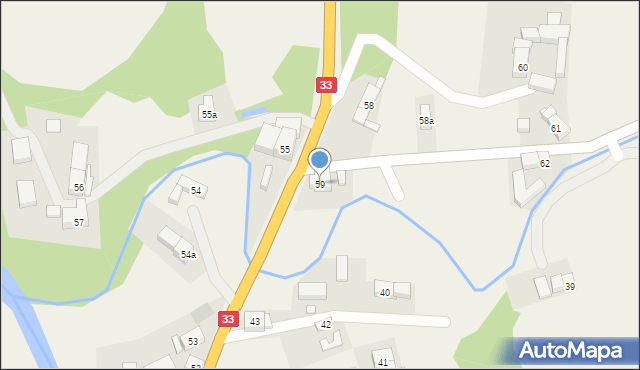 Stary Waliszów, Stary Waliszów, 59, mapa Stary Waliszów