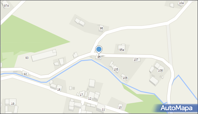 Stary Waliszów, Stary Waliszów, 95, mapa Stary Waliszów