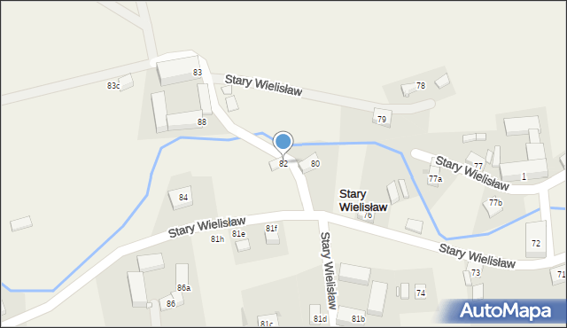 Stary Wielisław, Stary Wielisław, 82, mapa Stary Wielisław