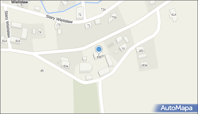 Stary Wielisław, Stary Wielisław, 83b, mapa Stary Wielisław