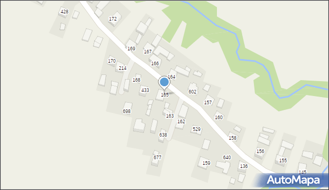 Stary Wiśnicz, Stary Wiśnicz, 165, mapa Stary Wiśnicz