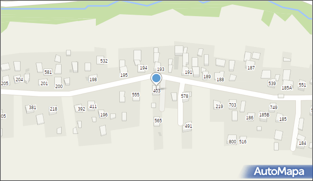 Stary Wiśnicz, Stary Wiśnicz, 403, mapa Stary Wiśnicz