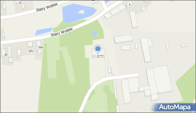 Stary Wołów, Stary Wołów, 12, mapa Stary Wołów