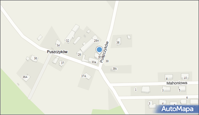 Stary Żagań, Stary Żagań, 30, mapa Stary Żagań