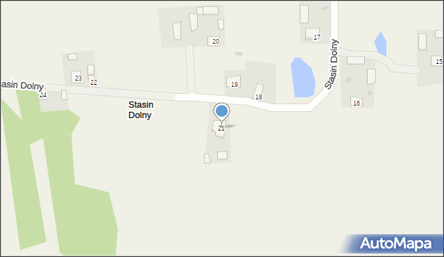 Stasin Dolny, Stasin Dolny, 21, mapa Stasin Dolny