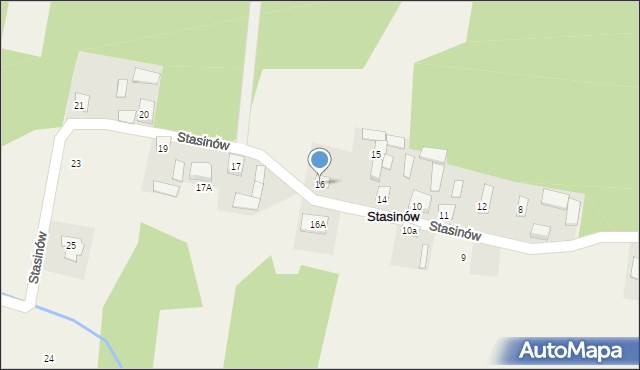 Stasinów, Stasinów, 16, mapa Stasinów