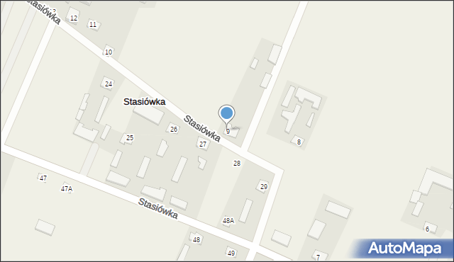 Stasiówka, Stasiówka, 9, mapa Stasiówka