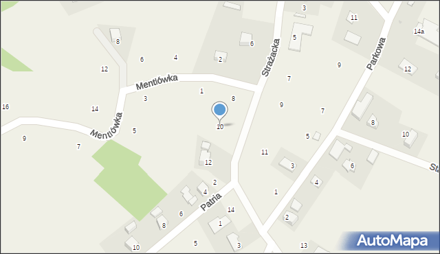 Staszkówka, Strażacka, 10, mapa Staszkówka