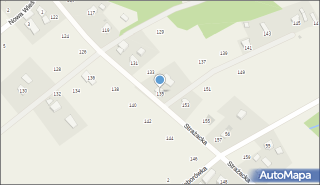 Staszkówka, Strażacka, 135, mapa Staszkówka