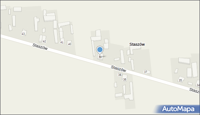 Staszów, Staszów, 39, mapa Staszów