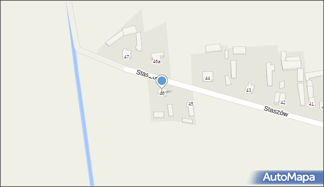 Staszów, Staszów, 46, mapa Staszów