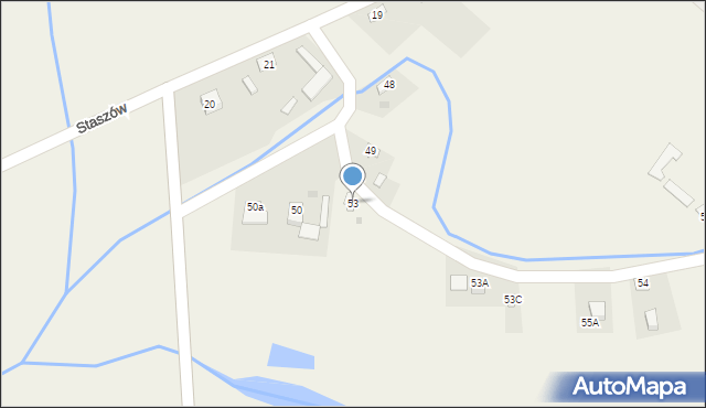 Staszów, Staszów, 53, mapa Staszów