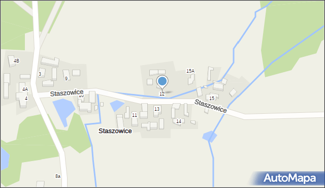 Staszowice, Staszowice, 12, mapa Staszowice