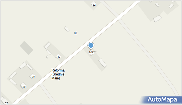Staw Noakowski, Staw Noakowski, 80A, mapa Staw Noakowski