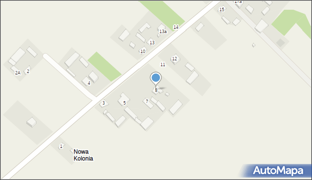 Staw Noakowski-Kolonia, Staw Noakowski-Kolonia, 8, mapa Staw Noakowski-Kolonia