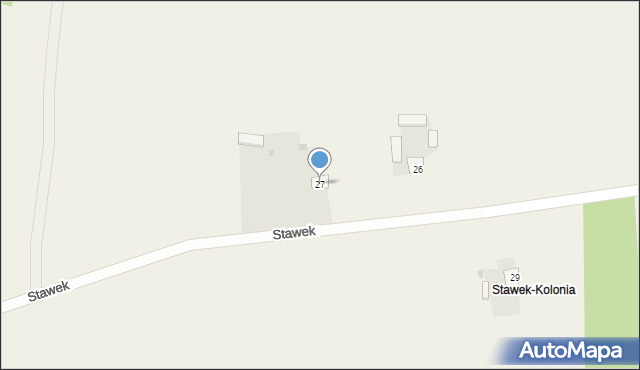 Stawek, Stawek, 27, mapa Stawek