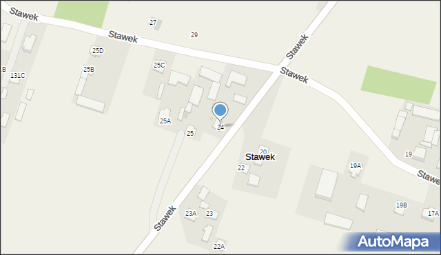 Stawek, Stawek, 24, mapa Stawek