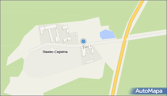 Stawiec, Stawiec-Cegielnia, 2, mapa Stawiec
