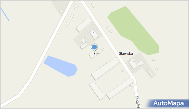 Stawiska, Stawiska, 6, mapa Stawiska