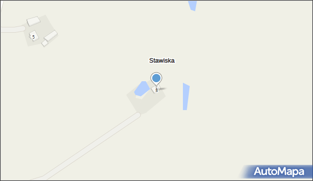 Stawiska, Stawiska, 8, mapa Stawiska