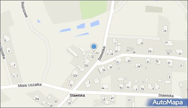 Stawiska, Stawiska, 33, mapa Stawiska