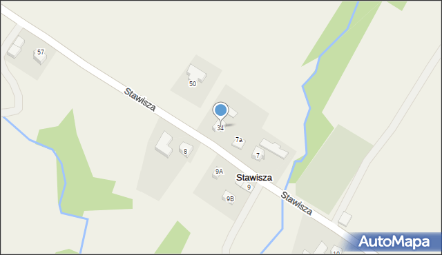 Stawisza, Stawisza, 34, mapa Stawisza