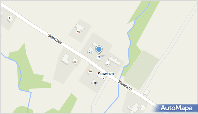 Stawisza, Stawisza, 7a, mapa Stawisza