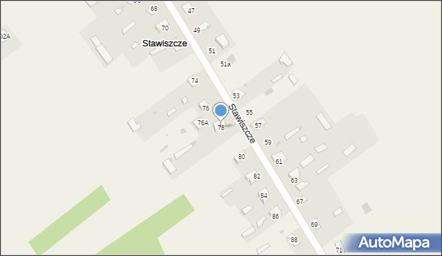 Stawiszcze, Stawiszcze, 78, mapa Stawiszcze