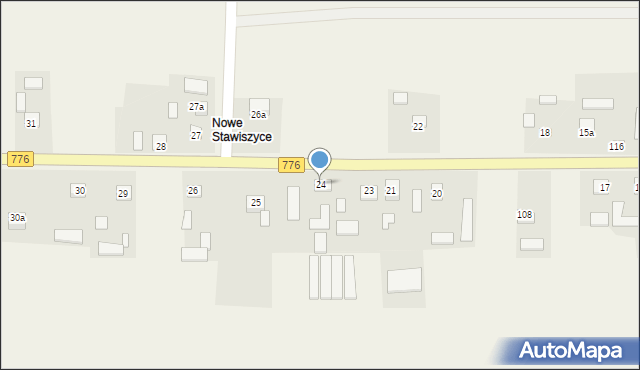 Stawiszyce, Stawiszyce, 24, mapa Stawiszyce