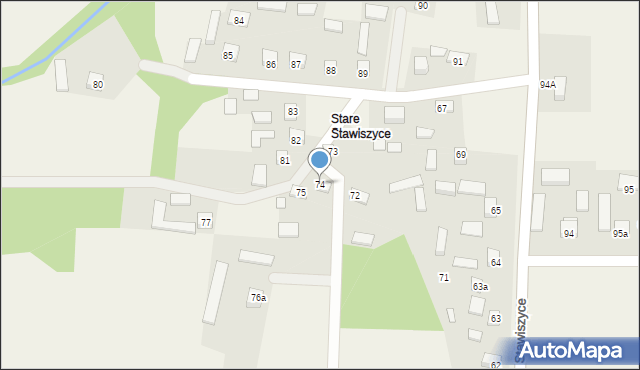 Stawiszyce, Stawiszyce, 74, mapa Stawiszyce