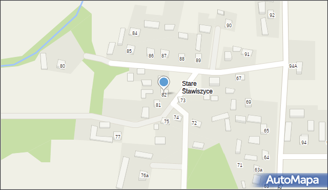 Stawiszyce, Stawiszyce, 82, mapa Stawiszyce