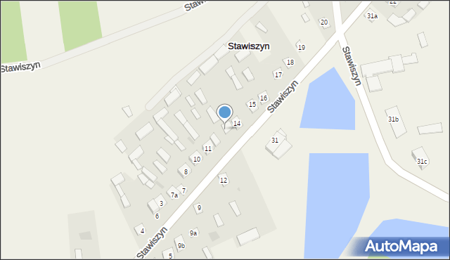 Stawiszyn, Stawiszyn, 14a, mapa Stawiszyn