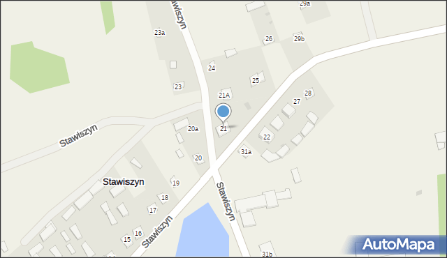 Stawiszyn, Stawiszyn, 21, mapa Stawiszyn