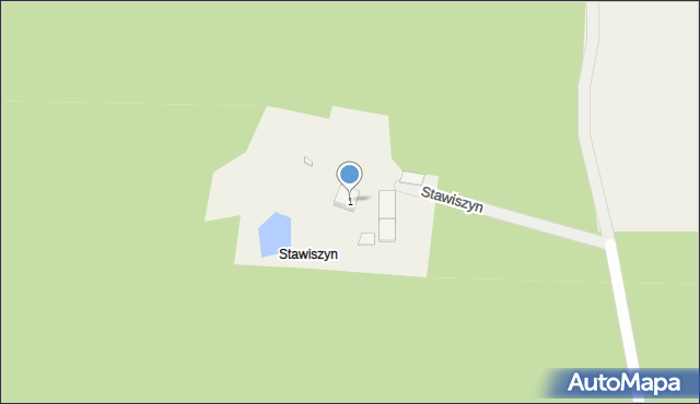 Stawiszyn, Stawiszyn, 1, mapa Stawiszyn