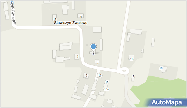 Stawiszyn-Zwalewo, Stawiszyn-Zwalewo, 6, mapa Stawiszyn-Zwalewo