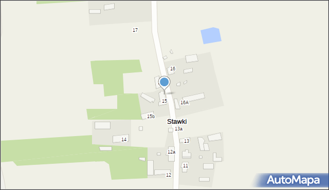 Stawki, Stawki, 15a, mapa Stawki