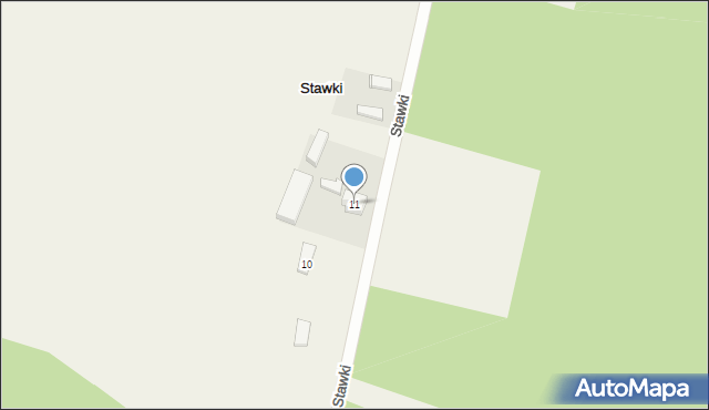 Stawki, Stawki, 11, mapa Stawki