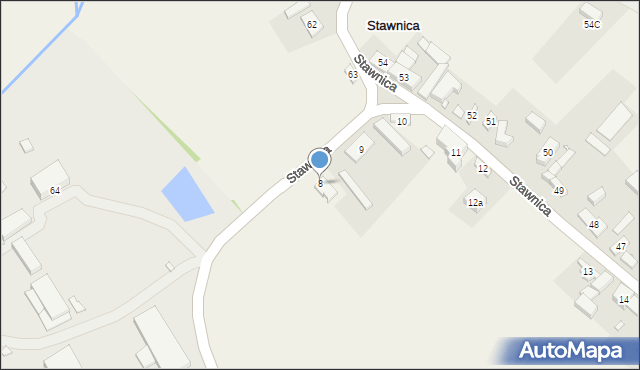 Stawnica, Stawnica, 8, mapa Stawnica