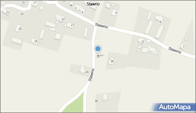 Stawno, Stawno, 35, mapa Stawno