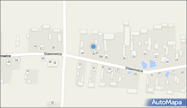 Stawowice, Stawowice, 31, mapa Stawowice